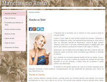 Tablet Screenshot of manchas-no-rosto.info